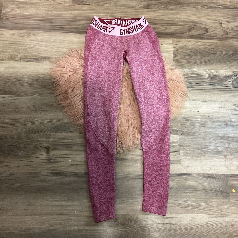 GYMSHARK Red Leggings Size XS